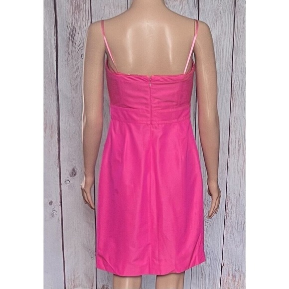 J.CREW Pink Strapless Spring Summer Party Going Out Dress With Pockets Size 4 - Picture 4 of 8